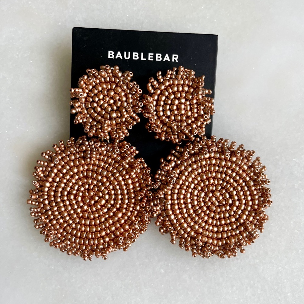 Beaded baublebar earrings
